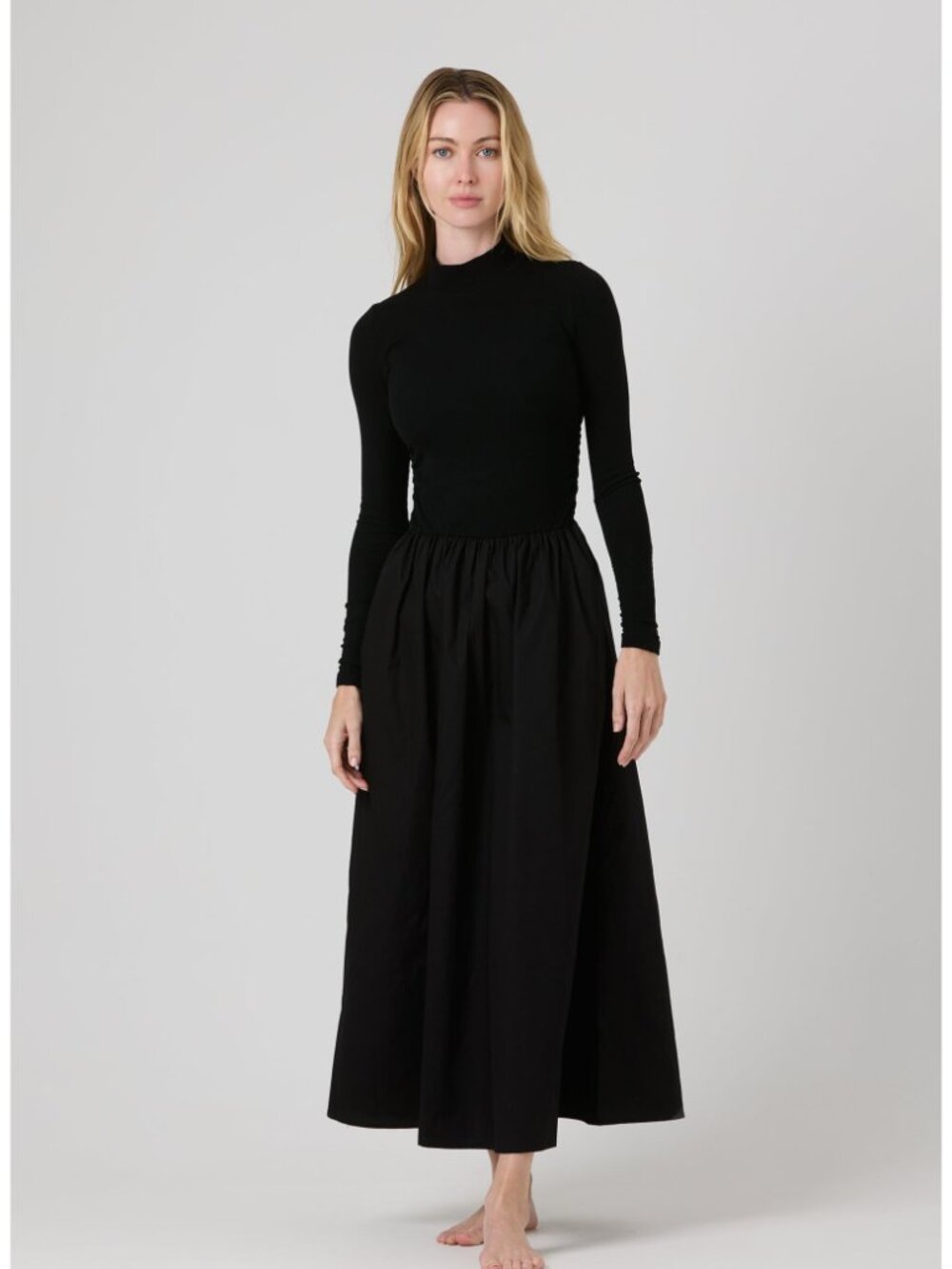 NWT Anthropologie Long-Sleeve Twofer Cardigan Midi Dress
